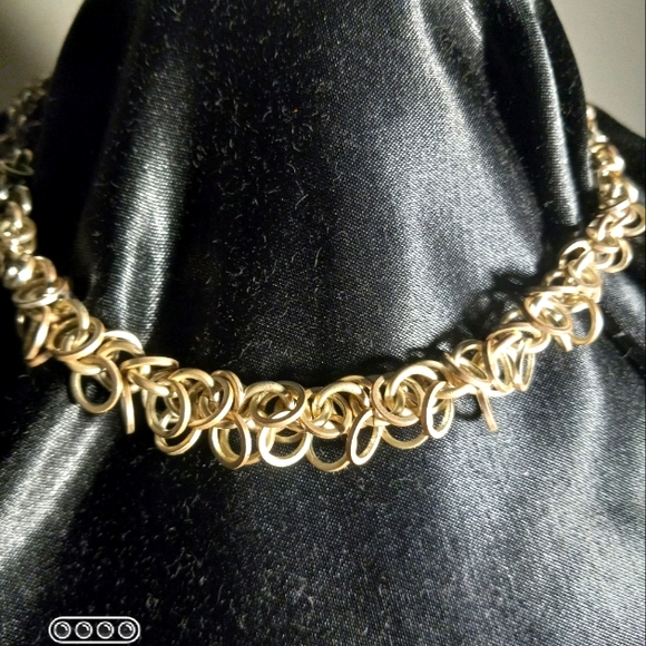 Avon Jewelry - Avon Silver Crowded Necklace